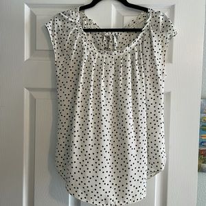 Lauren Conrad Polka Dot Top - Good Condition - Med